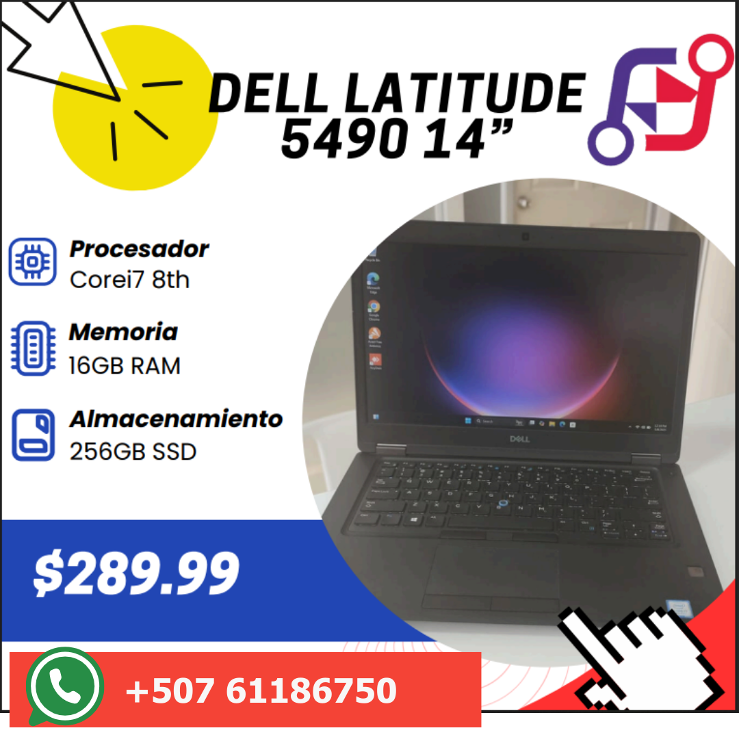 ¡Potencia, garantía y precio justo!
La Dell Lati