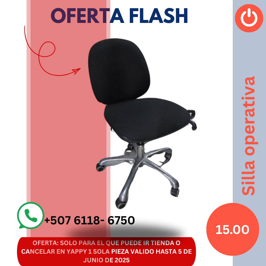 SILLA OPERATIVA EN REMATE