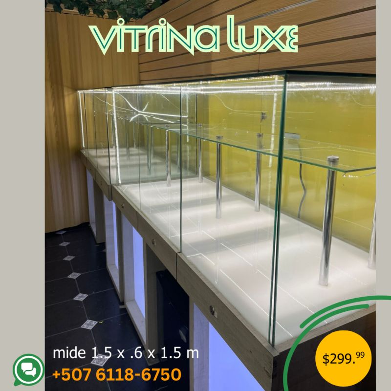 Vitrinas de exhibición en súper estado
Medidas: