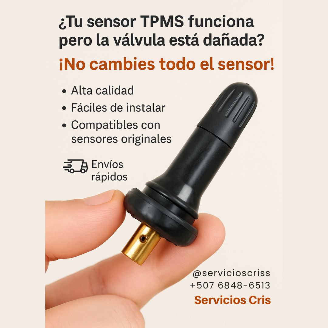 ¿Tu sensor TPMS funciona pero la válvula está d
