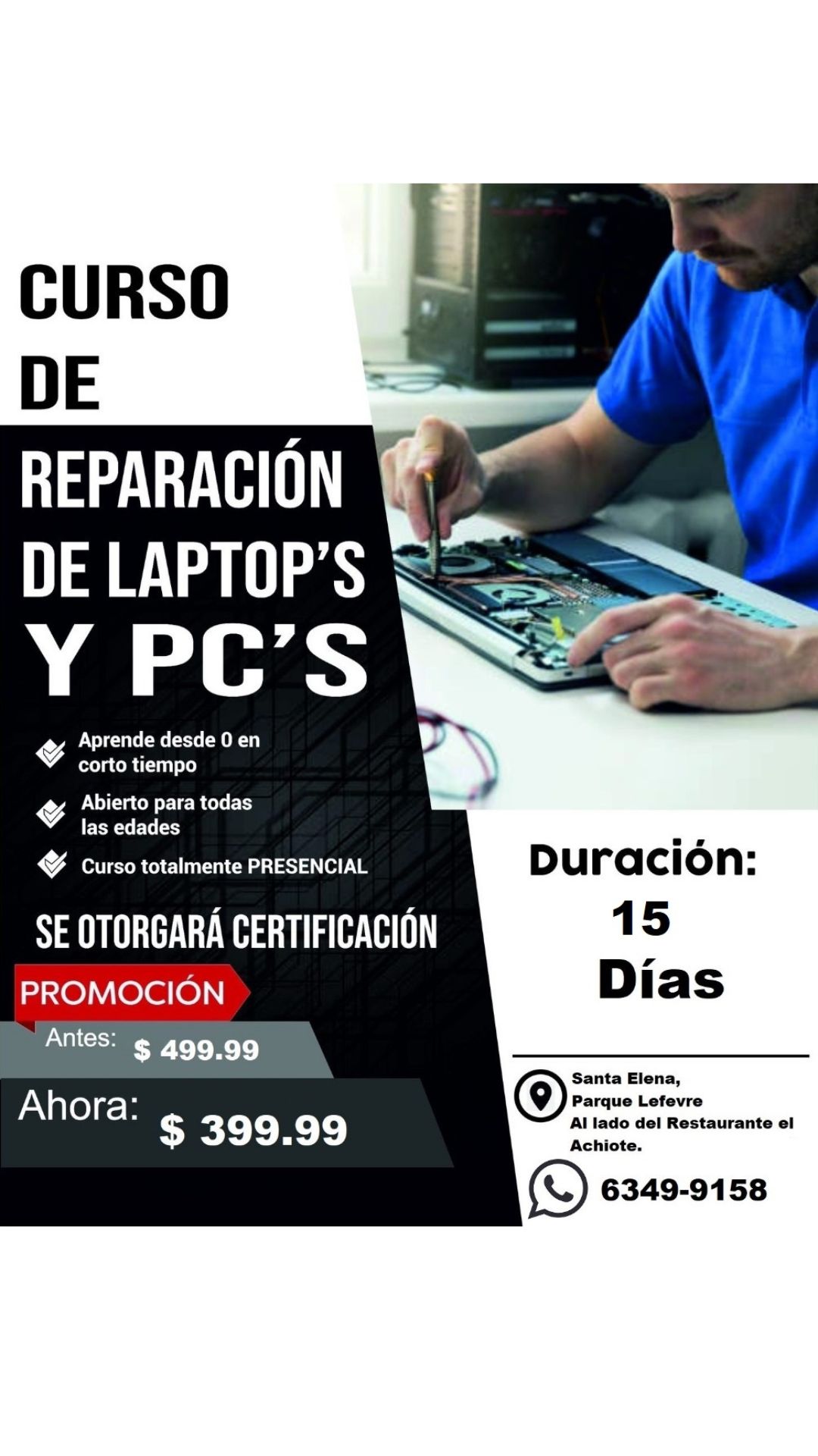 Curso de arreglo de laptos 