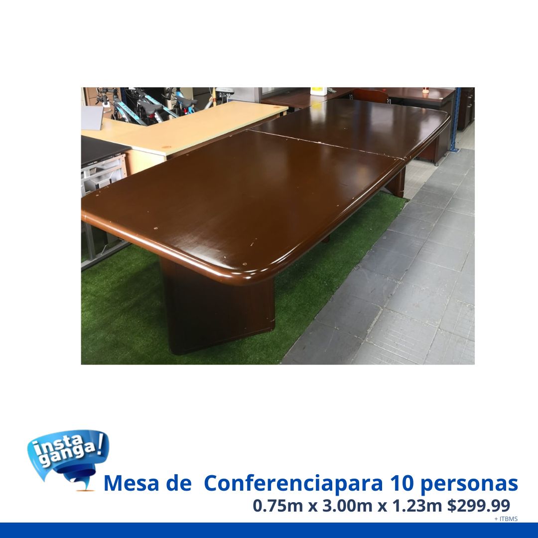 MESA DE REUNIONES DE MADERA