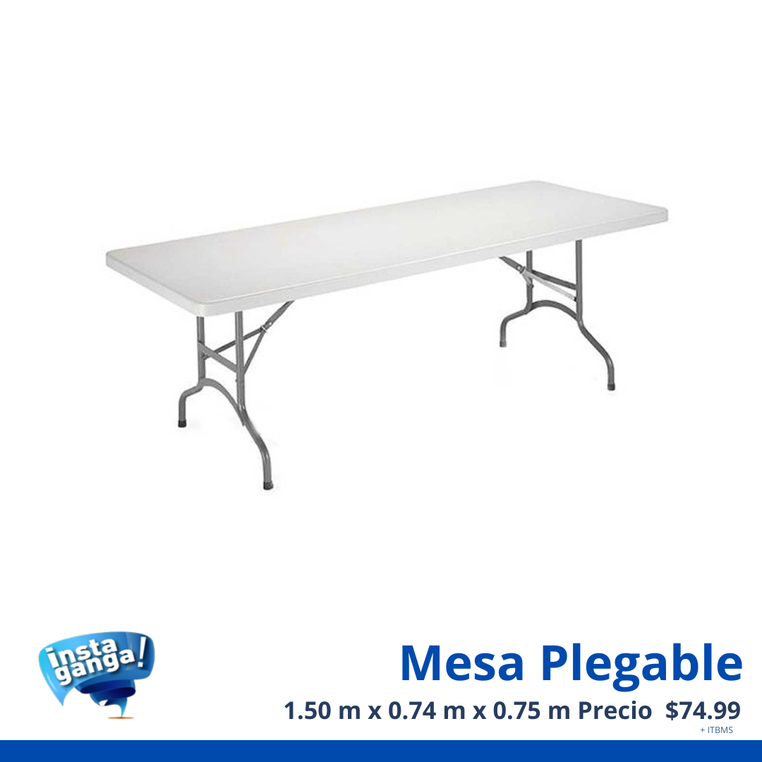MESA RECTANGULAR PLEGABLE